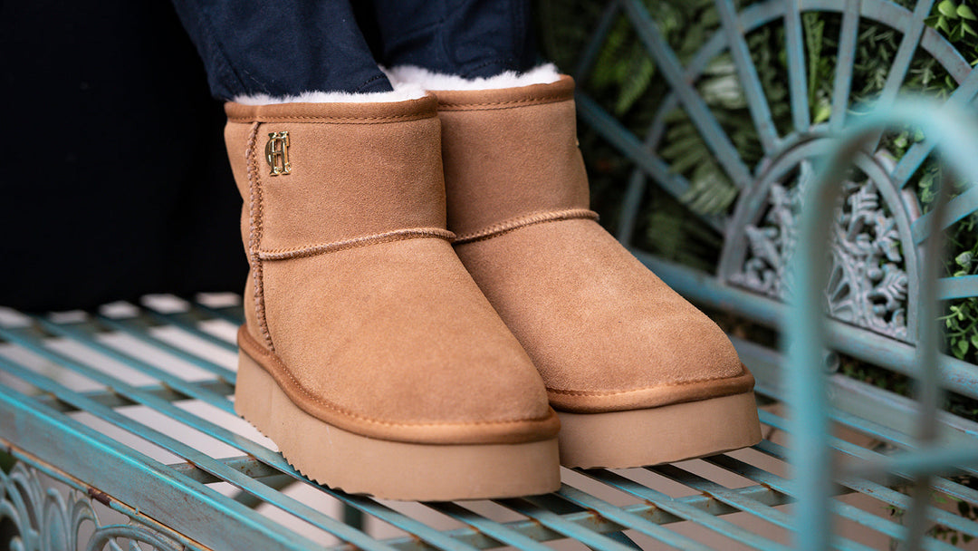 Holland Cooper Shearling Boots