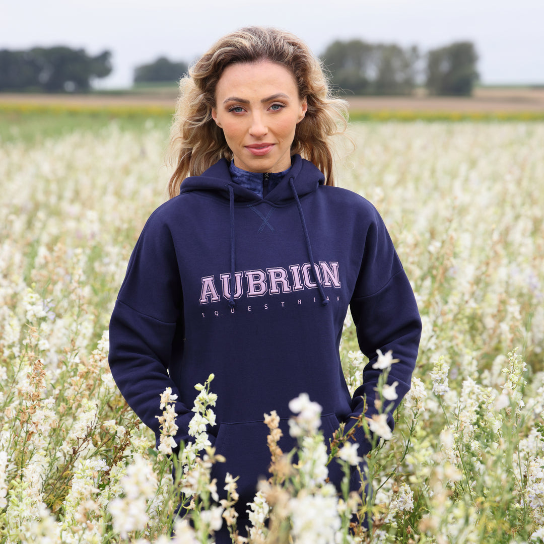 The Aubrion Ladies Serene Hoodie#Navy