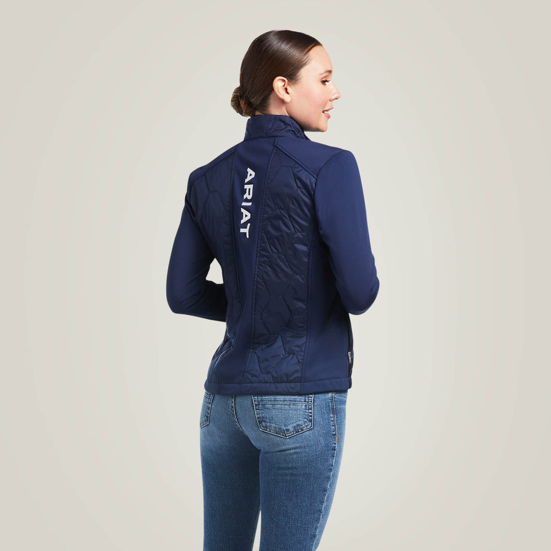 The Ariat Ladies Fusion Insulated Jacket in Navy#Navy