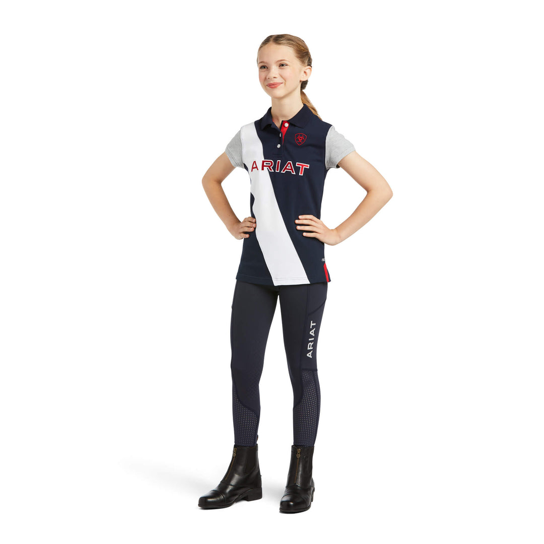 Ariat Youth Taryn Button SS Polo