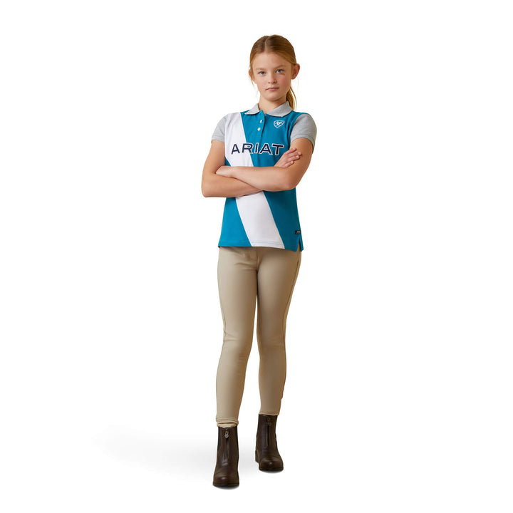 Ariat Youth Taryn Button SS Polo