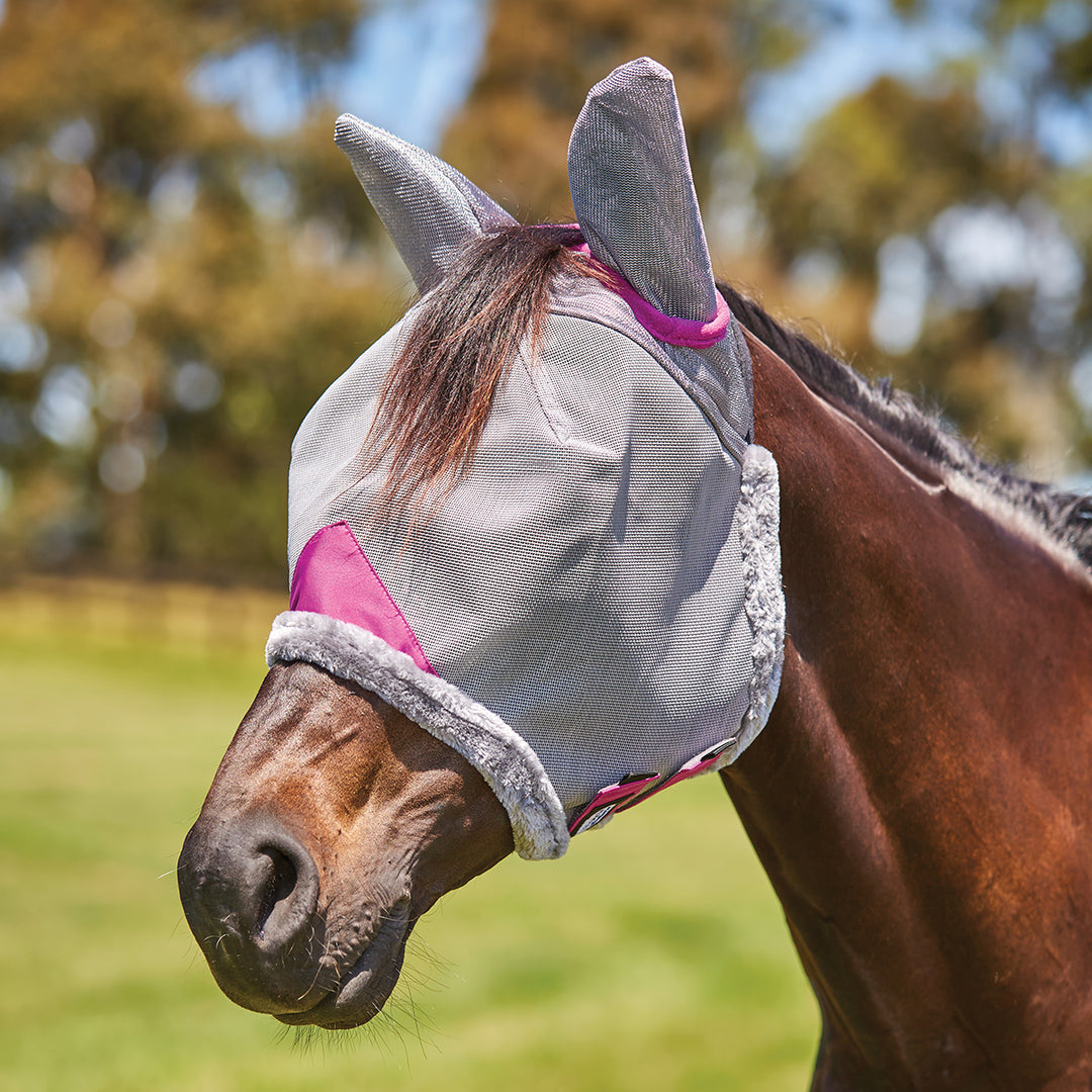 Weatherbeeta Comfitec Deluxe Durable Mesh Mask with Ears