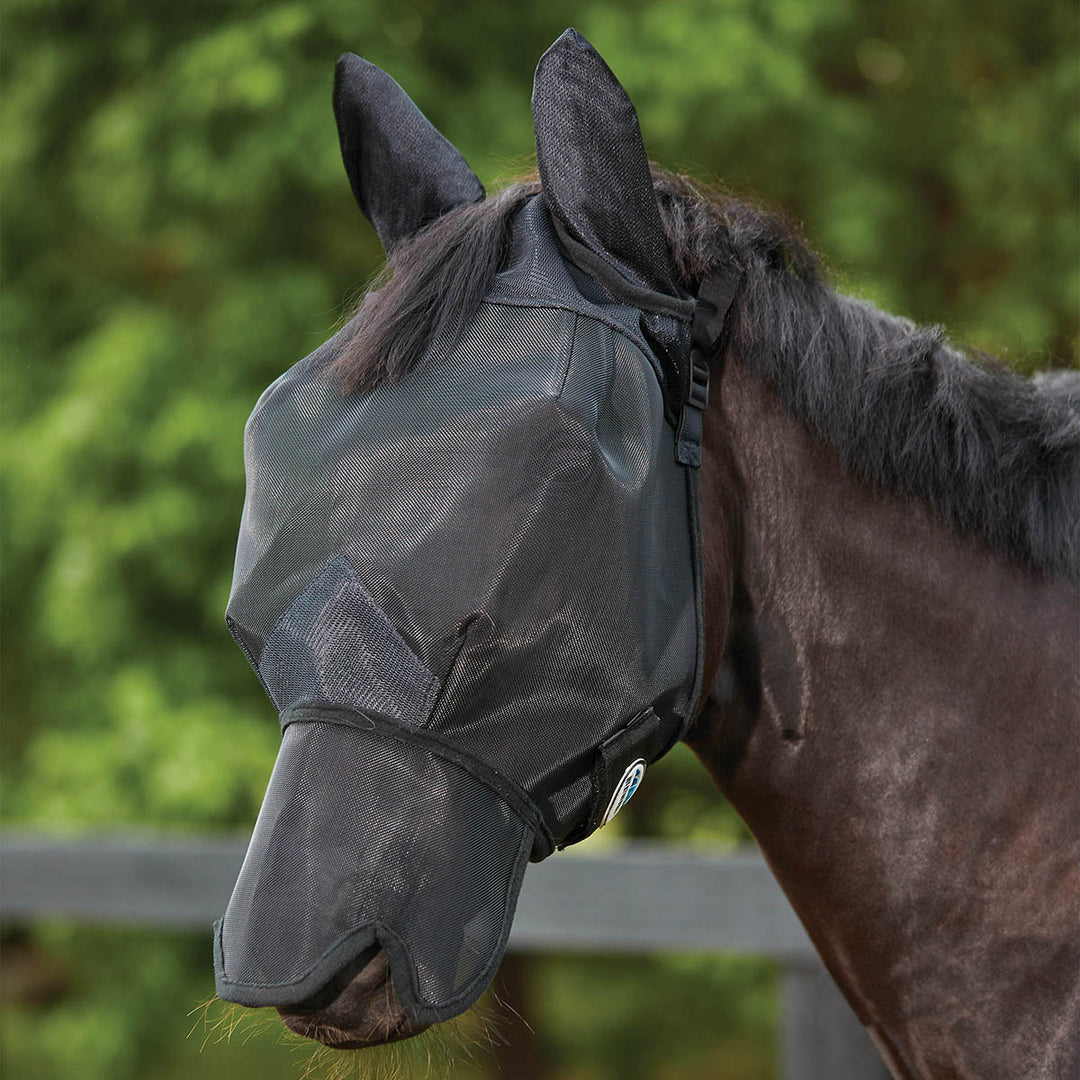 Weatherbeeta Comfitec Double Dart Deluxe Fly Mask with Ears and Nose