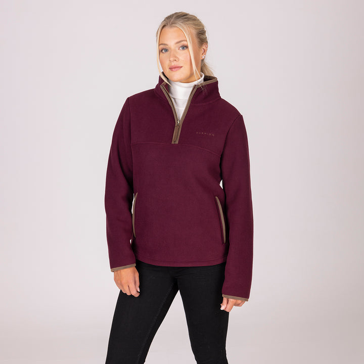 Aubrion Ladies Core Half Zip Fleece