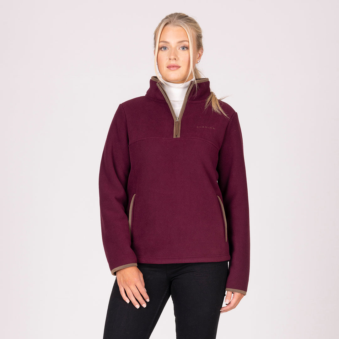 Aubrion Ladies Core Half Zip Fleece