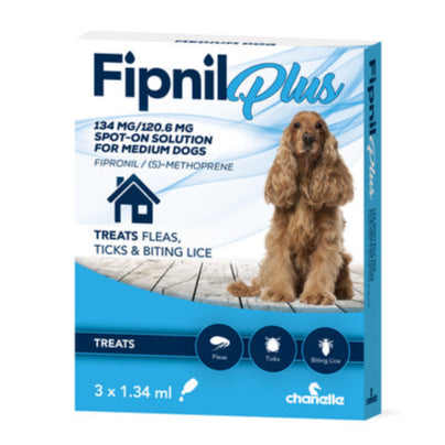 Fipnil Spot-On for Medium Dogs x 3 Pipettes