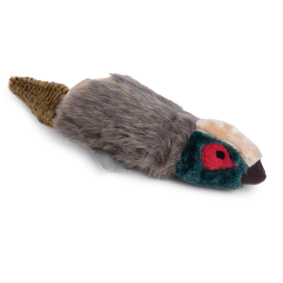 PetFace Squeaky Phesant Plush Dog Toy