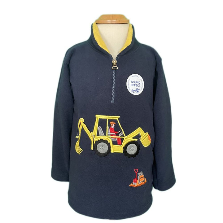 Ramblers Childs Sound Effect Zip Neck Fleece