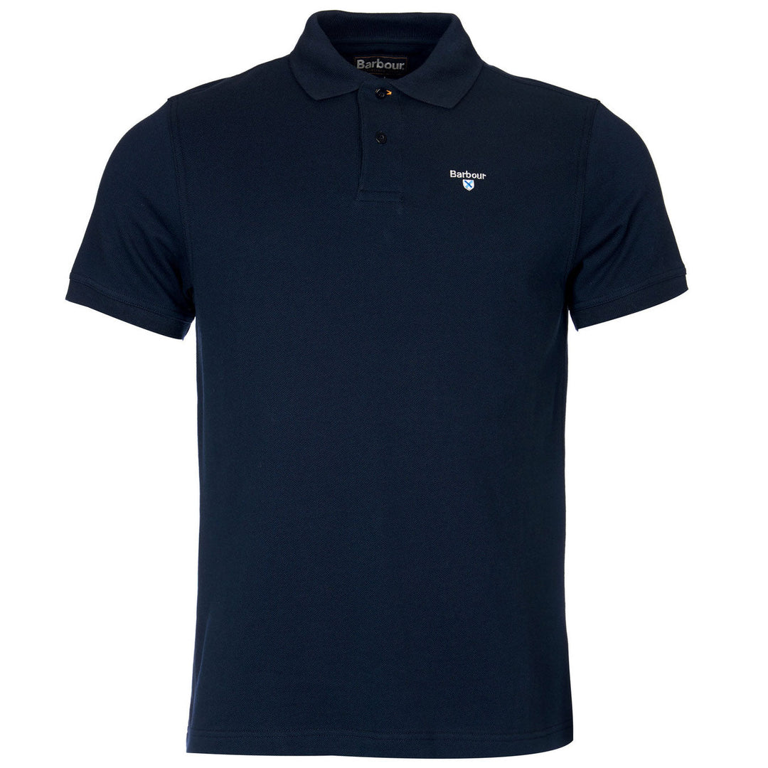 Barbour Mens Sports Polo in Navy#Navy