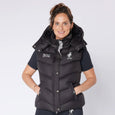 Eqcouture Puffer Gilet With Detachable Hood