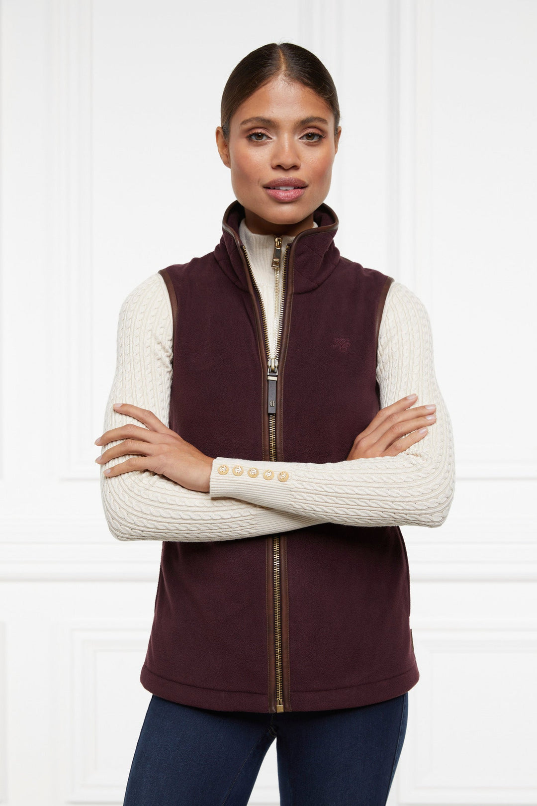 Holland Cooper Ladies Country Fleece Gilet