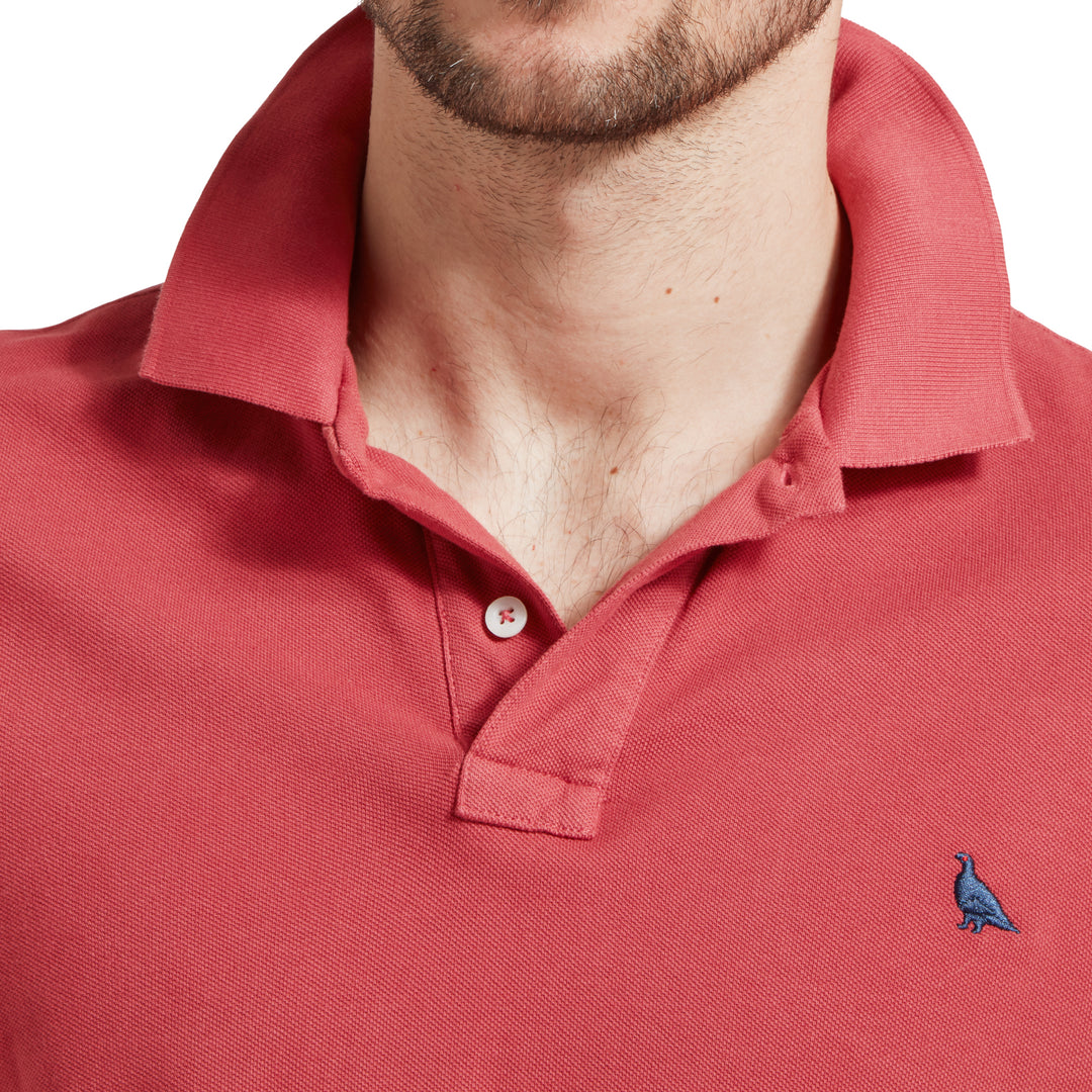 Schoffel Mens St Ives Garment Dyed Polo Shirt