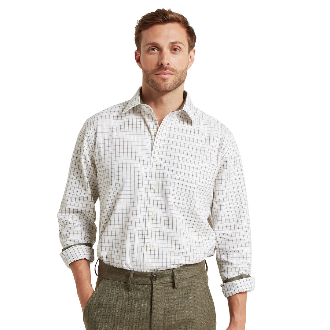 Schoffel Mens Burnham Tattersall Classic Shirt