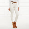 The Holland Cooper Ladies Jodhpur Jeans in Light Blue#Light Blue
