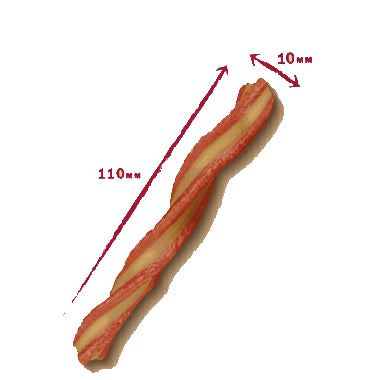 Bakers Whirlers Bacon & Cheese Flavour Dog Treats