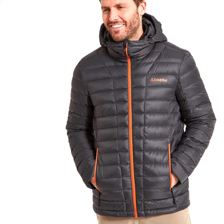 The Schoffel Mens Thurso Down Jacket in Dark Grey#Dark Grey
