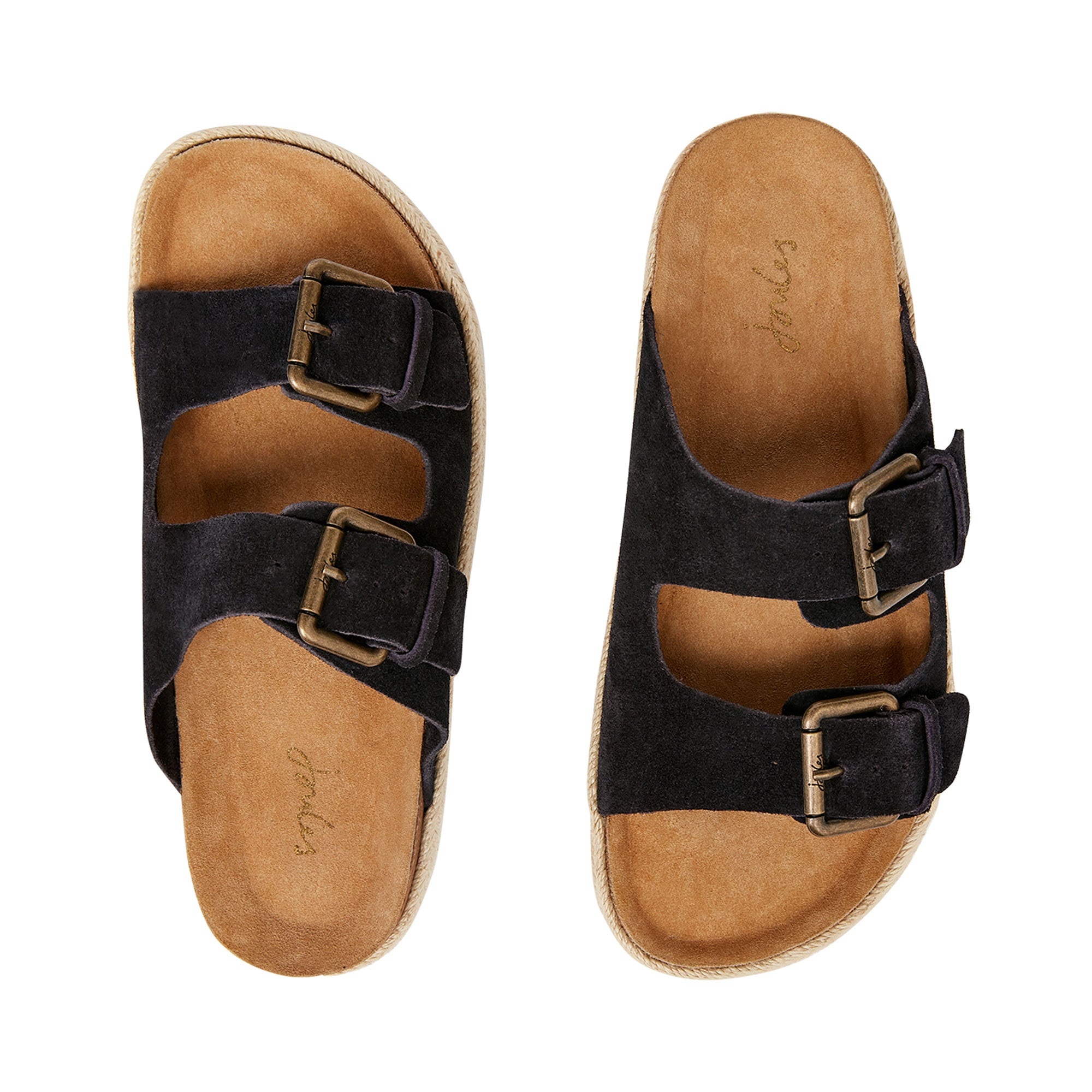 Joules Ladies Lucinda Espadrille Sliders - Peacoat Navy | Millbry Hill