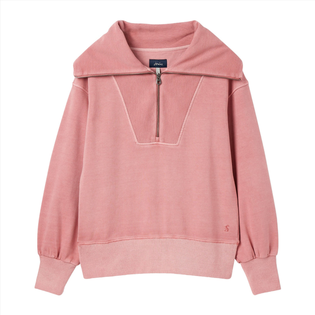 Joules Ladies Tia Zip Neck Sweatshirt