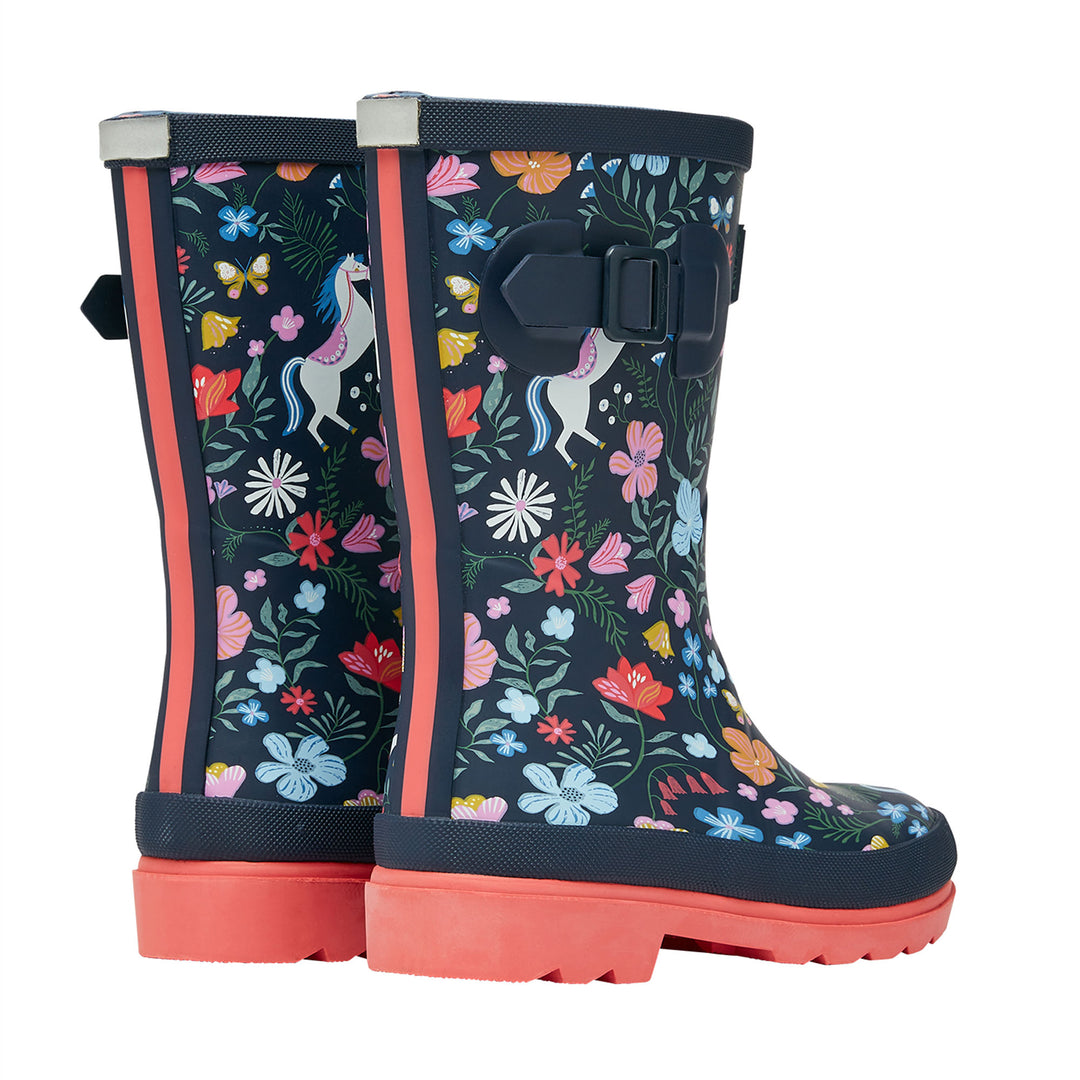 Joules Girls Print Welly