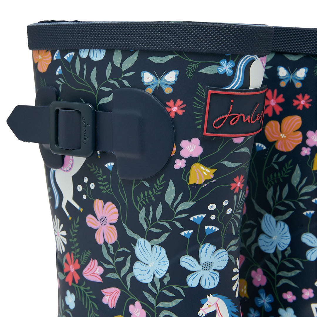 Joules Girls Print Welly