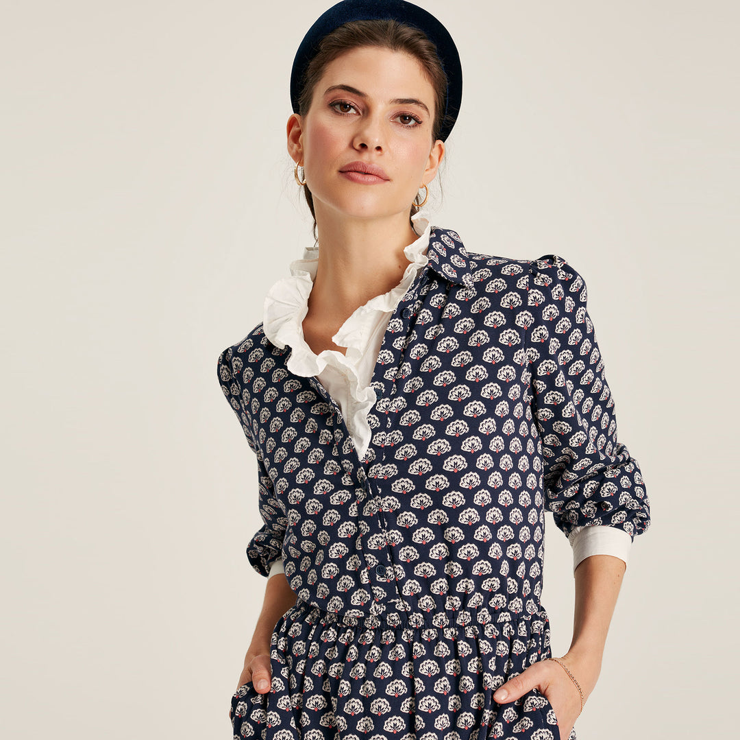 Joules Ladies Hazel Jersey Shirt Dress