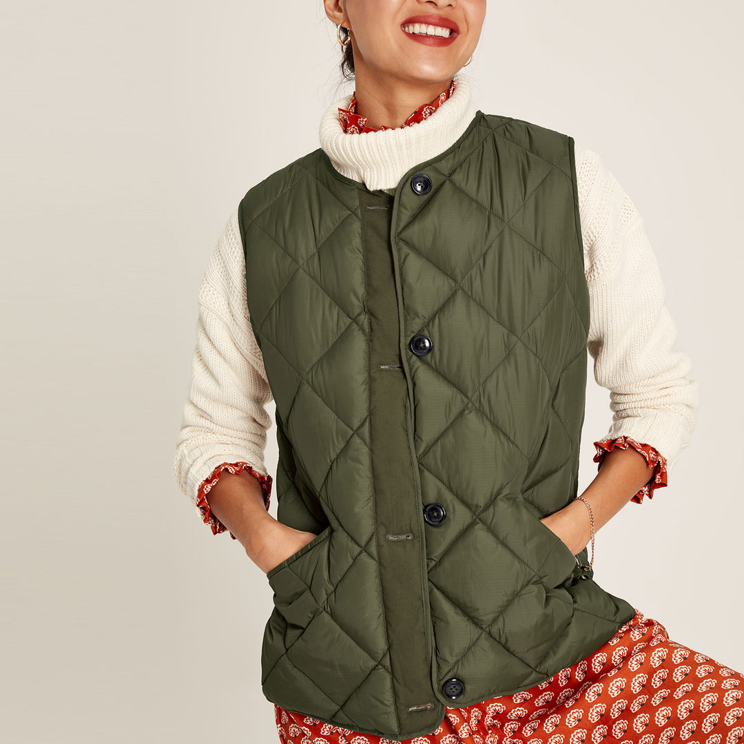 Joules Ladies Radley Diamond Quilt Gilet