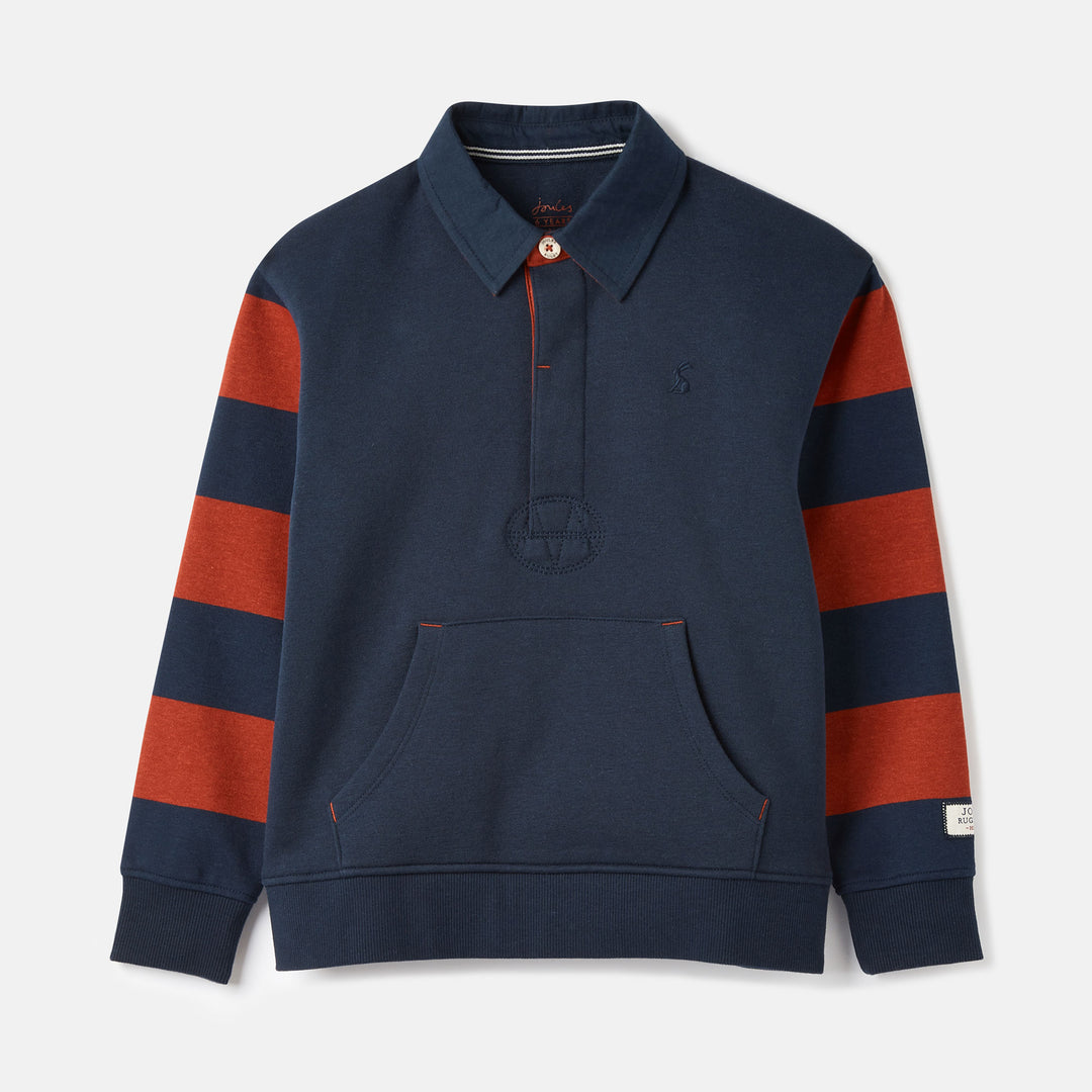 The Joules Boys Try Rugby Sweatshirt in Navy#Navy