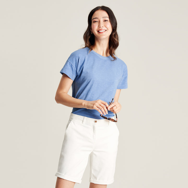 The Joules Ladies Macey Top in Blue#Blue