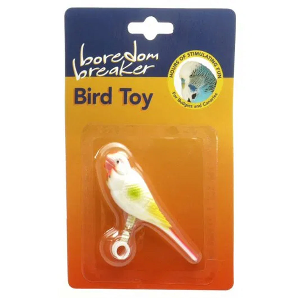 Boredom Breaker Budgie On spring