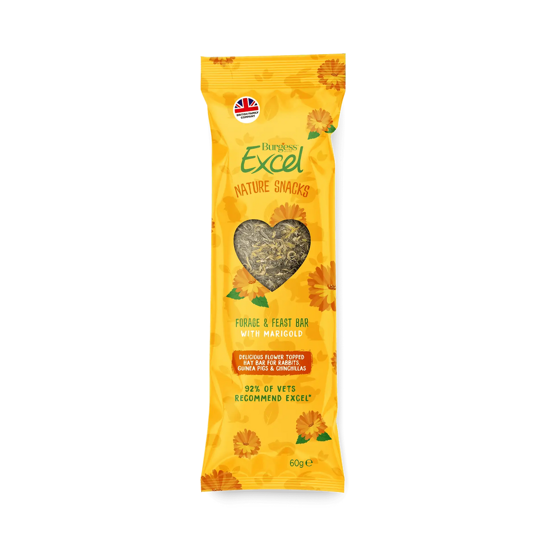 Burgess Excel Nature Snacks Forage & Feast Marigold Bars
