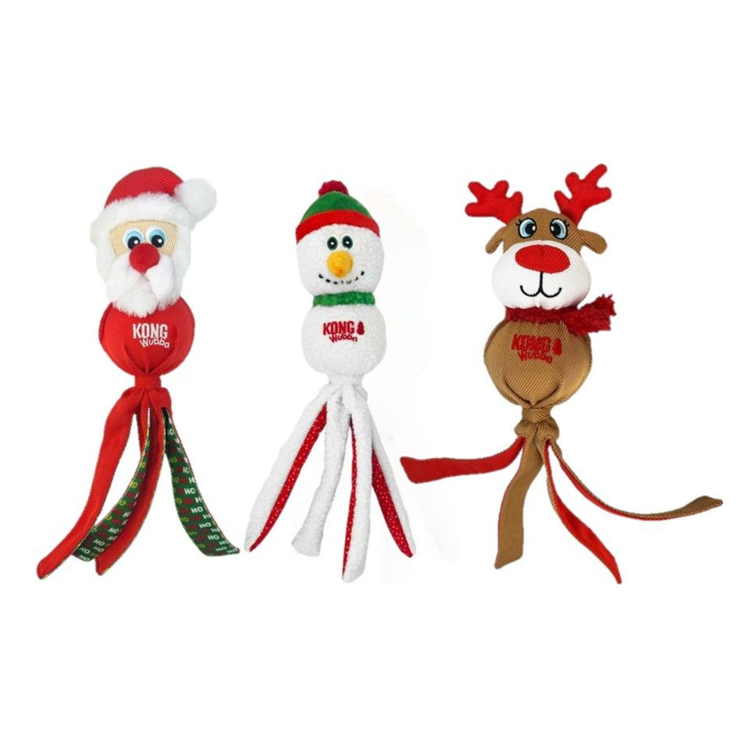 Kong Christmas Holiday Wubba Assorted Large