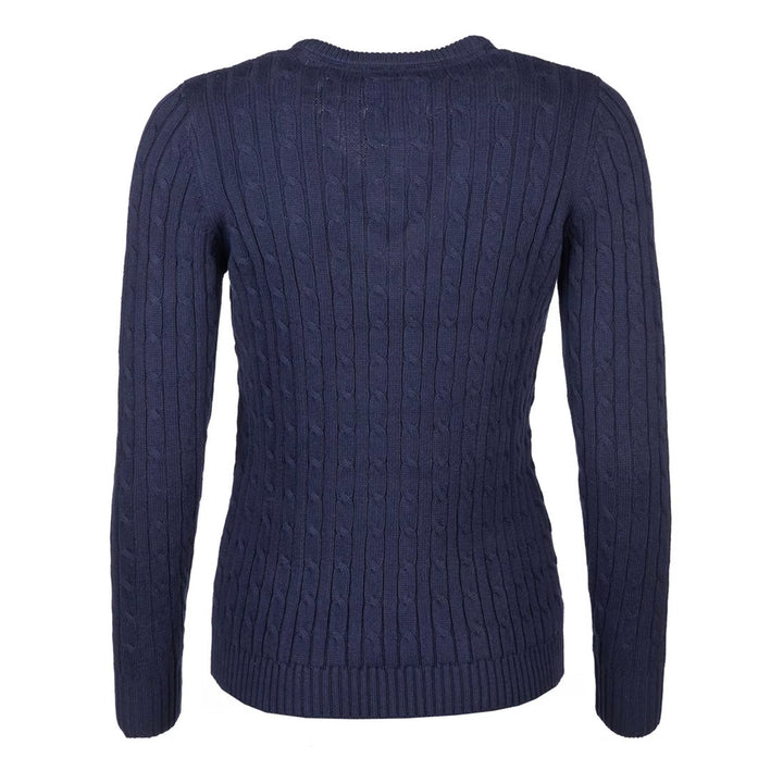 Rydale Ladies Emma V Neck Cable Knit Jumper