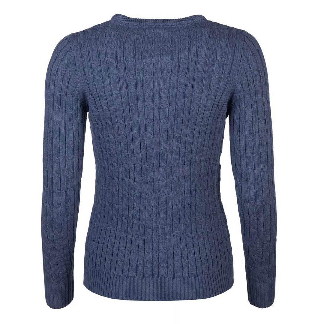 Rydale Ladies Emma Crew Neck Cable Knit Jumper