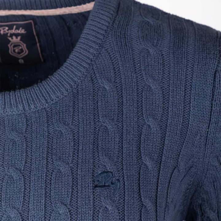 Rydale Ladies Emma Crew Neck Cable Knit Jumper