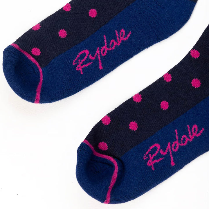 Rydale Ladies Polka Dot Knee Length Riding Socks
