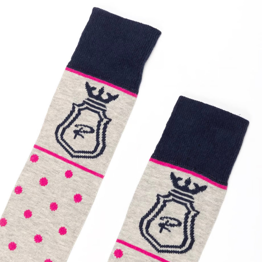 Rydale Ladies Polka Dot Knee Length Riding Socks