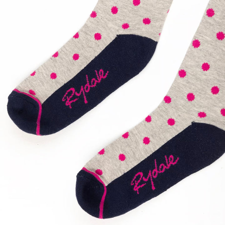 Rydale Ladies Polka Dot Knee Length Riding Socks