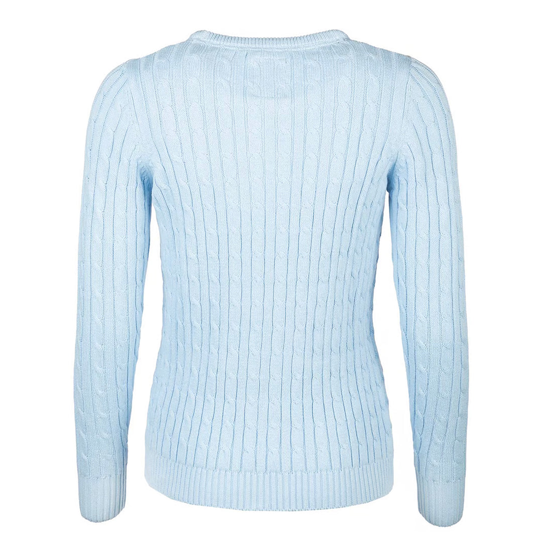 Rydale Ladies Emma Crew Neck Cable Knit Jumper