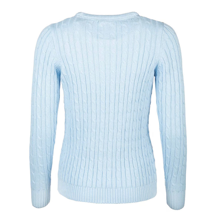 Rydale Ladies Emma Crew Neck Cable Knit Jumper
