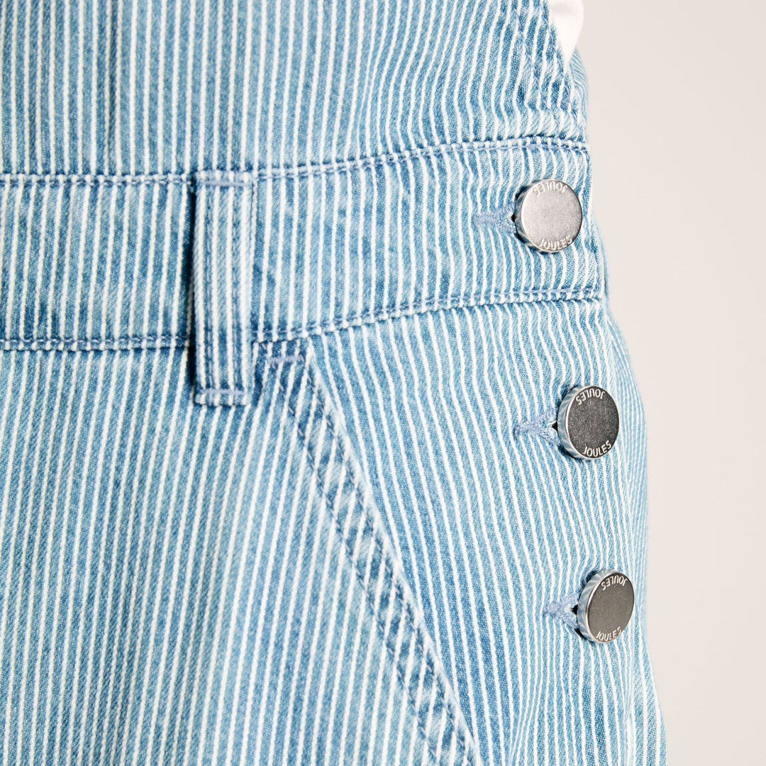 Joules Ladies Stripe Dungarees