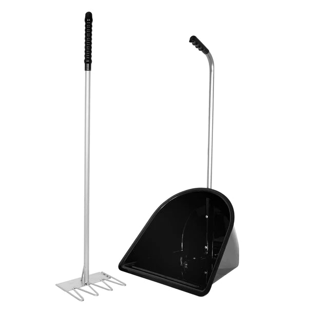 The Red Gorilla Tubtrug Tidee & Rake Set in Black#Black