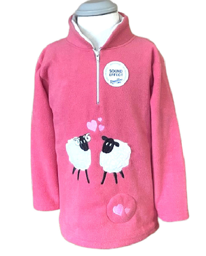 Ramblers Childs Sound Effect Zip Neck Fleece