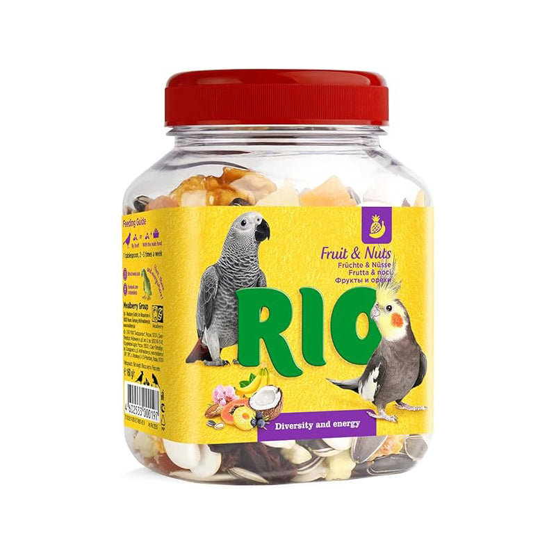 Rio Fruit and Nuts Mix Natural Treat for Birds