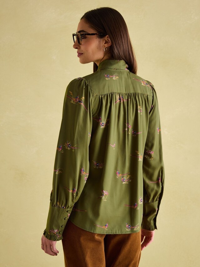 Joules Ladies Everly Tie Neck Blouse