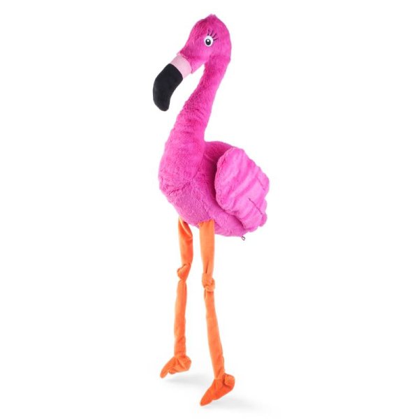 Zoon Pink Flamingo Dog Toy