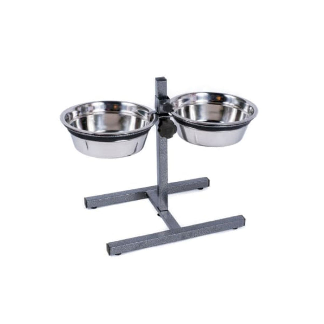 PetFace Stainless Steel Adjustable Double Diner