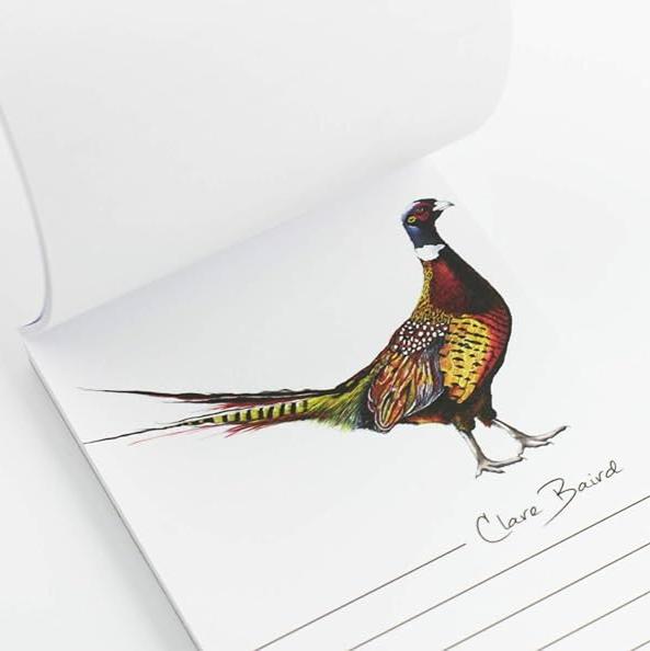 Clare Baird Pheasant Magnetic Notepad