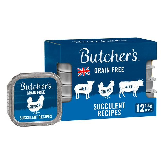 Butcher's Succulent Recipes Dog Food (12x150g Trays)