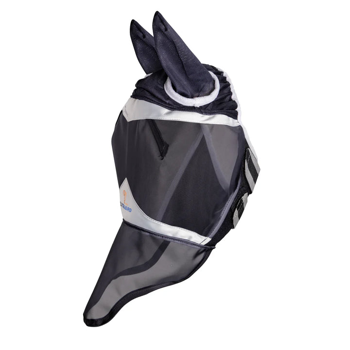 Shires Fine Mesh Fly Mask with Ears & Nose Extension