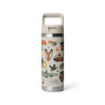 Yeti Rambler 18oz Colour Straw Bottle - Summer Graphic Big Sky Blue